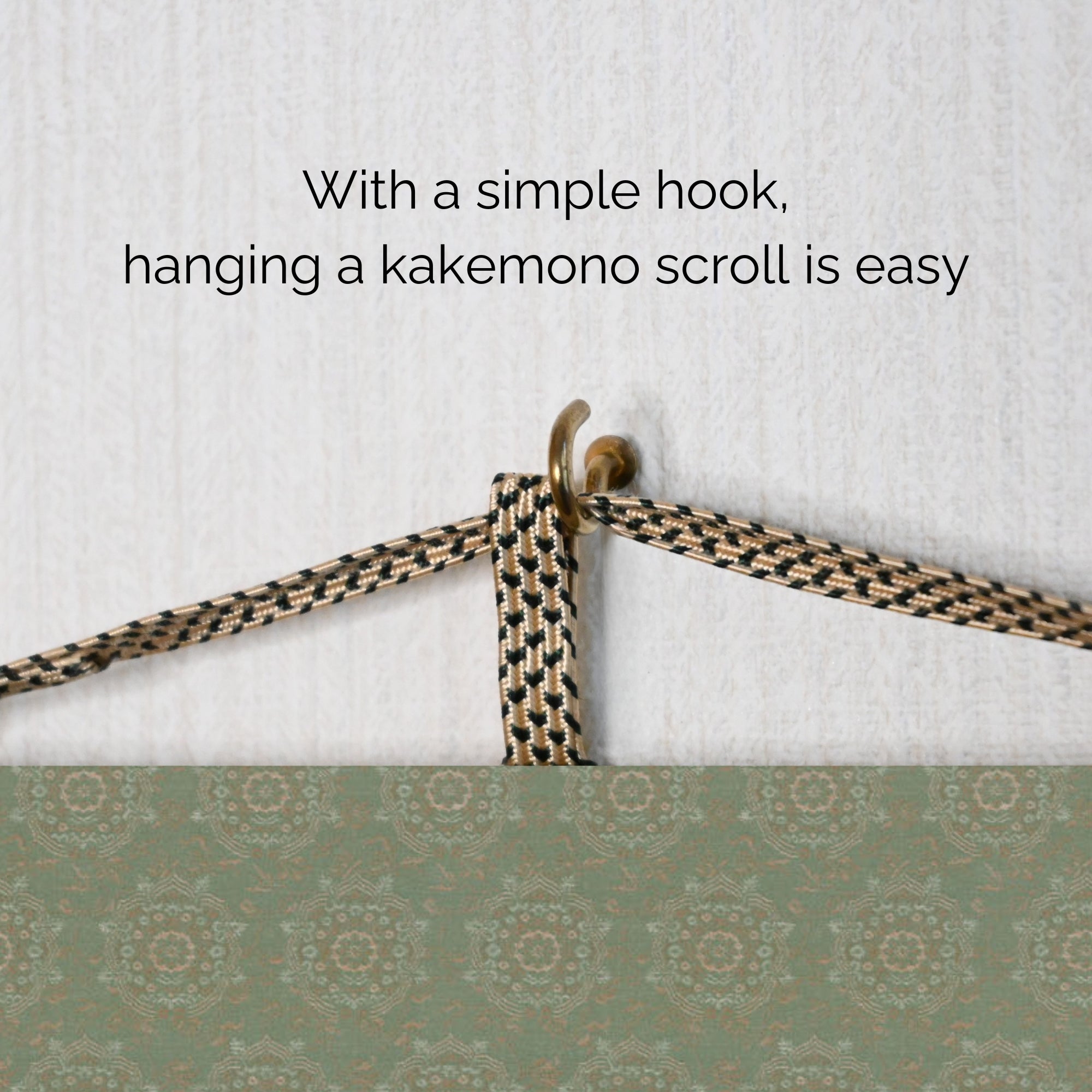 Kakemono mural japonais Matcha – Fouet à matcha et cérémonie du thé 